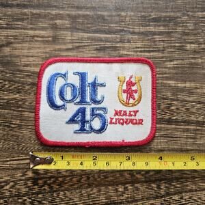 Colts 45 Malt Liquor Beer Brewery Retro Vintage Patch